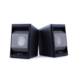 KISONLI Multimedia ηχεία Τ-006, 2.0ch, 2x 3W,  USB/Jack 3.5mm, μαύρα