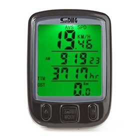 SDING Hλεκτρονικό ταχύμετρο ποδηλάτου SD-563A, μαύρο