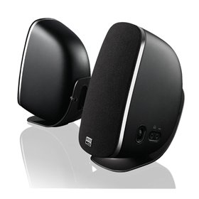 ALTEC LANSING ηχεία Curved, 2.0ch, 20W RMS, 3.5mm, μαύρα