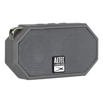 ALTEC LANSING φορητό ηχείο Mini H2O, IP67, με γάντζο, γκρι