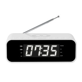 THOMSON Ξυπνητήρι CR255I, FM, ασύρματη φόρτιση, dual alarm, λευκό
