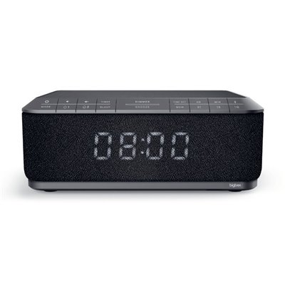 BIGBEN ξυπνητήρι RR140INBT, bluetooth, FM Radio, Ασύρματη φόρτιση, μαύρο