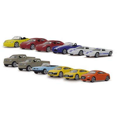 JAMARA Σετ Αυτοκινητάκια Die-cast Street Kings 460351 1:64, 12τμχ