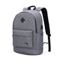 ARCTIC HUNTER τσάντα πλάτης B-00290-LG με θήκη laptop, ανοιχτό γκρί