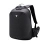 ARCTIC HUNTER τσάντα πλάτης B00208-BK με θήκη laptop, αδιάβροχη, μαύρη