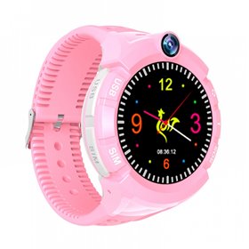 GPS Παιδικό ρολόι χειρός SD-S02-PK, SOS-Βηματομετρητής, ροζ