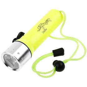 VIPOW Αδιάβροχος φακός URZ0045, IP67, LED 3W 110 Lumens, πράσινο