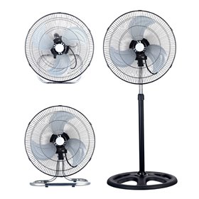 BRUNO Ανεμιστήρας BRN-0015 ορθοστάτης / επιδαπέδιος / επιτοίχιος, 18"