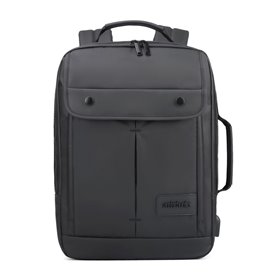 ARCTIC HUNTER τσάντα πλάτης B00325-BK με θήκη laptop, αδιάβροχη, μαύρη