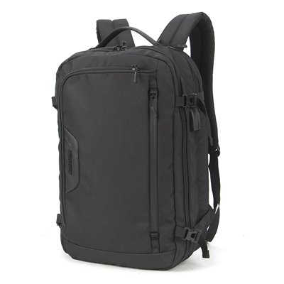 ARCTIC HUNTER τσάντα πλάτης B-00183-BK με θήκη laptop, αδιάβροχη, μαύρη
