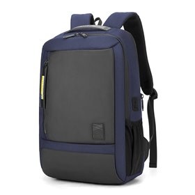 ARCTIC HUNTER τσάντα πλάτης B00357-BL με θήκη laptop, αδιάβροχη, μπλε