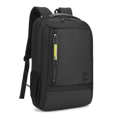 ARCTIC HUNTER τσάντα πλάτης B00357-BK με θήκη laptop, αδιάβροχη, μαύρη