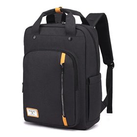 ARCTIC HUNTER τσάντα πλάτης GB00363-BK με θήκη laptop, αδιάβροχη, μαύρη