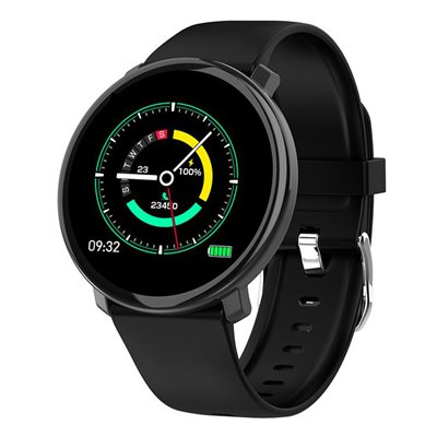 ΙΝΤΙΜΕ Smartwatch M31, 1.3" έγχρωμο, IP67, HR & Blood pressure, μαύρο