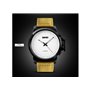 Ρολόι χειρός ανδρικό SKMEI 1208 YELLOW/WHITE LEATHER