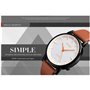 Ρολόι χειρός ανδρικό SKMEI 1210 BROWN/ORANGE