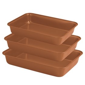 Blaumann Σετ αντικολλητικά ταψιά από ανθρακούχο χάλυβα με αντικολλητική επίστρωση BL-3171