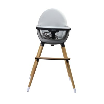 Παιδικό καρεκλάκι φαγητού Σκούρο γκρι Kinderline WHC-701.1-DAGR