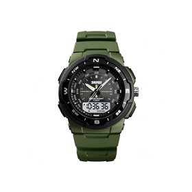 Αθλητικό ρολόι χειρός ανδρικό SKMEI 1454 ARMY GREEN
