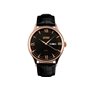 Ρολόι χειρός ανδρικό SKMEI 9091 BLACK LEATHER
