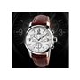 Ρολόι χειρός ανδρικό SKMEI 9070 WHITE LEATHER