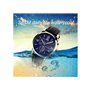 Ρολόι χειρός ανδρικό SKMEI 9070 BLACK/BLUE LEATHER