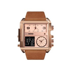 Ρολόι χειρός ανδρικό SKMEI 1391 ROSE GOLD/BROWN
