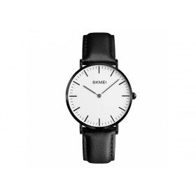 Ρολόι χειρός ανδρικό SKMEI 1181 BLACKBLACK LEATHER