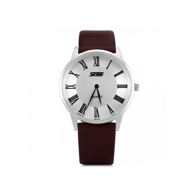 Ρολόι χειρός ανδρικό SKMEI 9092 WHITE/BROWN