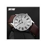 Ρολόι χειρός ανδρικό SKMEI 9092 WHITE/BROWN