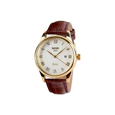 Ρολόι χειρός ανδρικό SKMEI 9058 GOLD/BROWN