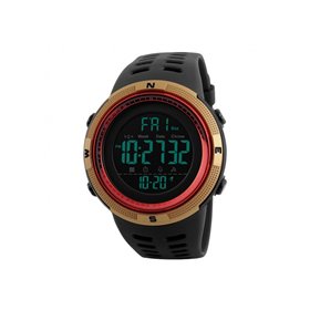 Αθλητικό ρολόι χειρός ανδρικό SKMEI 1251 BLACK/GOLD,RED