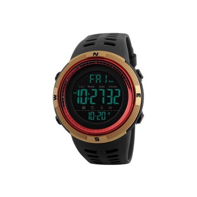Αθλητικό ρολόι χειρός ανδρικό SKMEI 1251 BLACK/GOLD,RED