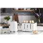 Russell Hobbs 24380 Inspire High Gloss πλαστικό φρυγανιέρα για Τέσσερις φέτες, λευκό με βραστήρα