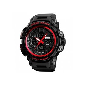 Ρολόι χειρός ανδρικό SKMEI 1343 BLACK WITH RED