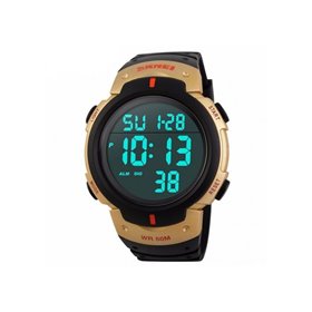 Αθλητικό ρολόι χειρός SKMEI 1068 BLACK/GOLD Αθλητικό ρολόι χειρός SKMEI 1068 BLACK/GOLD