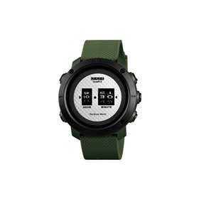 Ρολόι χειρός ανδρικό SKMEI 1486 ARMY GREEN/SILVER DIAL