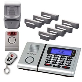 Σύστημα ασύρματου συναγερμού Olympia 6061 με 7 Αισθητήρες και εξωτερική σειρήνα και 1 τηλεχειριστήριο