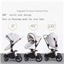 HXPH The High Landscape Baby Stroller, Πτυσσόμενο και αμφίδρομο, για μωρά
