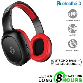 SONI Bluetooth headphones AIRPHONE 3 BK.RED