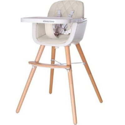 Καρεκλάκι Φαγητού Woody Beige Kikkaboo 31004010081