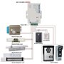 UHPPOTE 110-240VAC σε 12VDC Power Supply Controller για σύστημα ελέγχου πρόσβασης & κάμερα ενδοεπικοινωνίας
