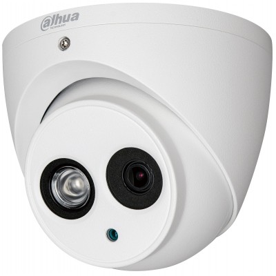 Κάμερα Dome ανάλυσης 5MP, με φακό 2.8mm και IR50m. Ενσωματωμένο μικρόφωνο. DAHUA - HAC-HDW1500EM-A