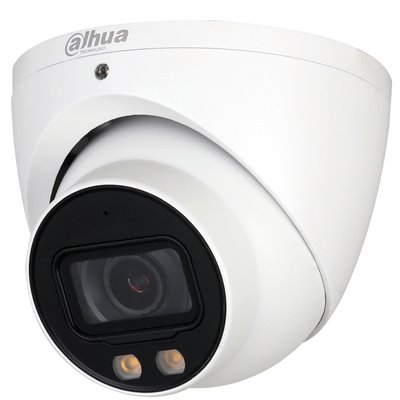 Full Color κάμερα Dome 2MP με φακό 3.6mm και ενσωματωμένο μικρόφωνο. DAHUA - HAC-HDW1239T-A-LED