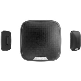 Ajax StreetSiren Ασύρματη εξωτερική σειρήνα με φλάς 7661, σε μαύρο χρώμα.