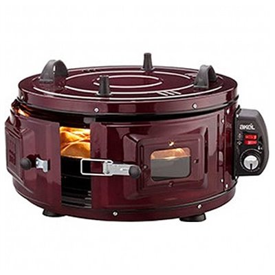 Ηλεκτρικός Στρόγγυλος Φούρνος 1100W 46cm AKAI 008