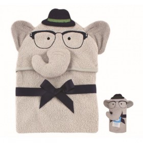 Πετσέτα μωρού ελεφαντάκι με κουκούλα