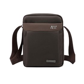 Τσάντα ώμου καφέ ανδρική