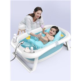 Μπανιέρα μωρού με ψηφιακή ένδειξη θερμοκρασίας σε μπλε χρώμα