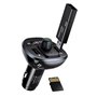 VSAMS FM transmitter με οθόνη, 2x USB, SD card, 3.4A, μαύρο